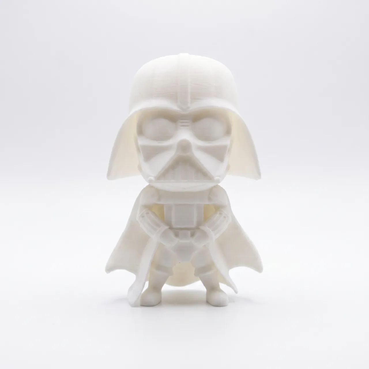 3D-printed stylized chibi villain figure